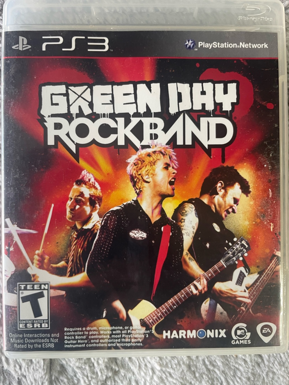 Green Day Rock Band Video Game PS3 video game